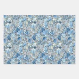 Folhas de Papel Floral Pearlescente