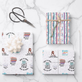 Folhas de papel para enrolamento de livros