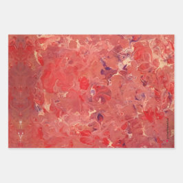 Folhas de papel para moldagem de creme roxo vermel