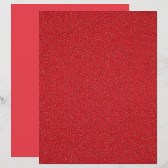 Folhas de papel personalizadas de tomate vermelho  (Frente/Verso)