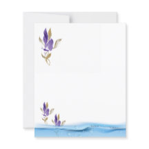 Folhas de papel planas