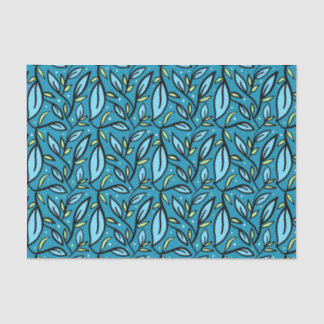 Folhas de Papel Tecido Azul