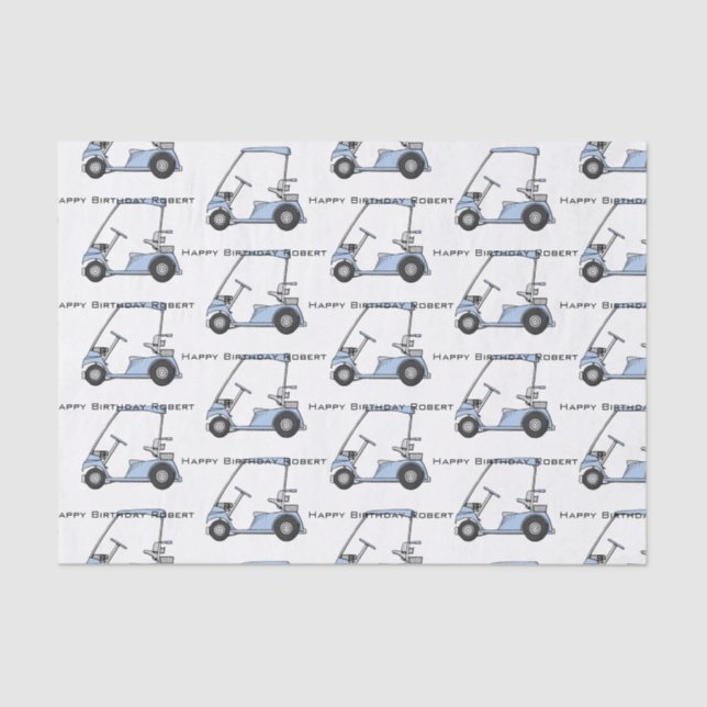 Folhas de Papel Tecido de Golfe Personalizadas (Frente )