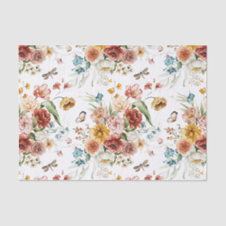 Folhas de Papel Tecidual 3, Arte Floral Holandesa 