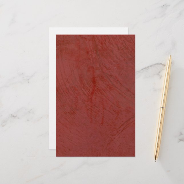 Folhas de Papel Vermelho Sólido (Frente/Verso In Situ)