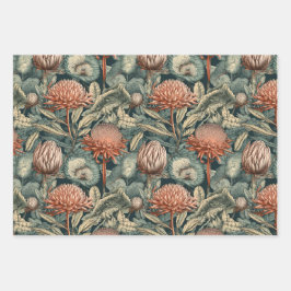 Folhas de Papel Vintage Botanicals II