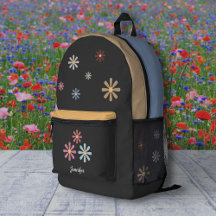 Folhas de Pastel Mochila Preta