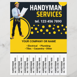 Folhas de Promoção de Serviços de Handyman