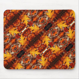 Folhas de queda do arco-íris no mouse Pad