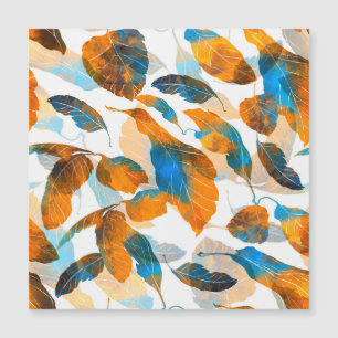 Folhas de silhueta: aquarela, prato digital sem co