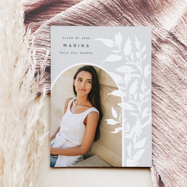 Folhas Delicadas | Anúncio de Graduação de Fotos (Criador carregado)