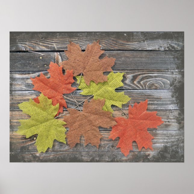 Folhas dispersas Poster (Frente)