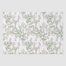 Folhas e verduras de pêssego doces e papel tecidos