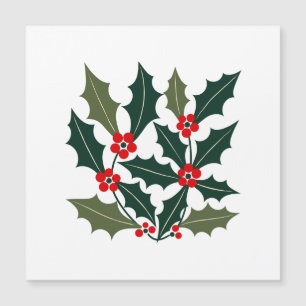 Folhas-Escalonadas Holly-Berry Moderno-Medieval
