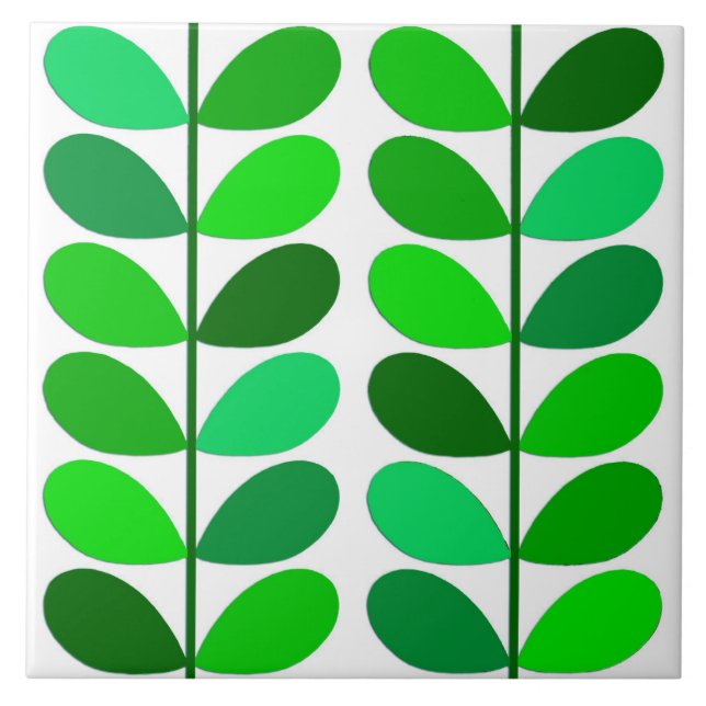 Folhas, esmeralda e verde limão dinamarqueses do (Frente)