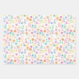 Folhas florais brilhantes