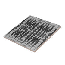 Folhas Florais De Abstrato Preta E Cinza