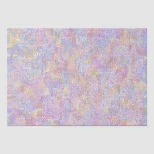 Folhas Pastel lenço de papel marmoreado do