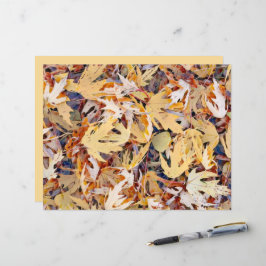 Folhas pintadas amarelas do outono