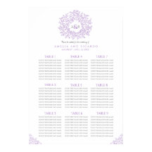 Folhas roxas circulam poster