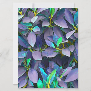 Folhas roxas entonadas