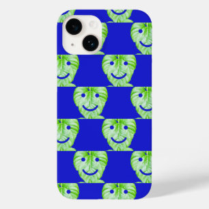 Folhas sorridentes bonitas capas de iphone de casa