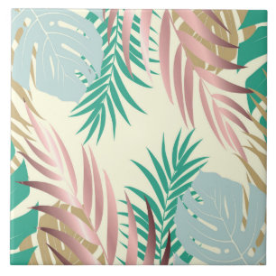Folhas tropicais bonitas