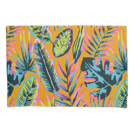 Folhas Tropicais Havaianas E Plantas Padrão-Impres