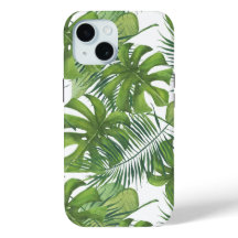 Folhas tropicais iPhone 15 Case