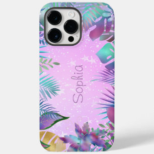 Folhas Tropicais Iridescentes, Nome Estrelas Branc