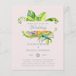 Folhas Tropicais Mais Baratas Casando Recepção Lua