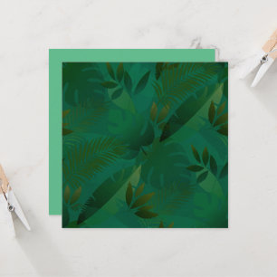 Folhas Tropicais Místicas Exóticas da Selva Esmera