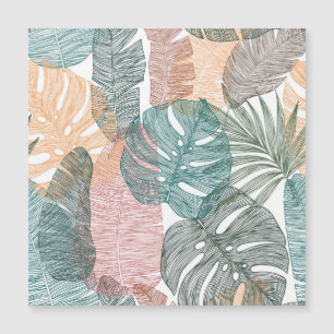 Folhas tropicais: padrão de colheita desenhado à m