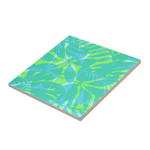 Folhas tropicais riscadas