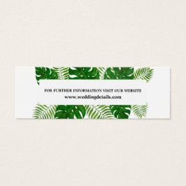 Folhas tropicais | Sítio Web Casamento