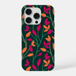 Folhas Verde-Escuras Botânicas Estilo Ousado e Vib