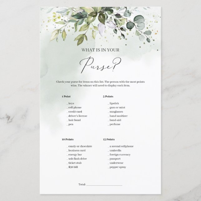 Folhas verdejantes boho O que está na sua bolsa jo (Frente)