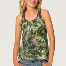 Folhas Verdes e Florais