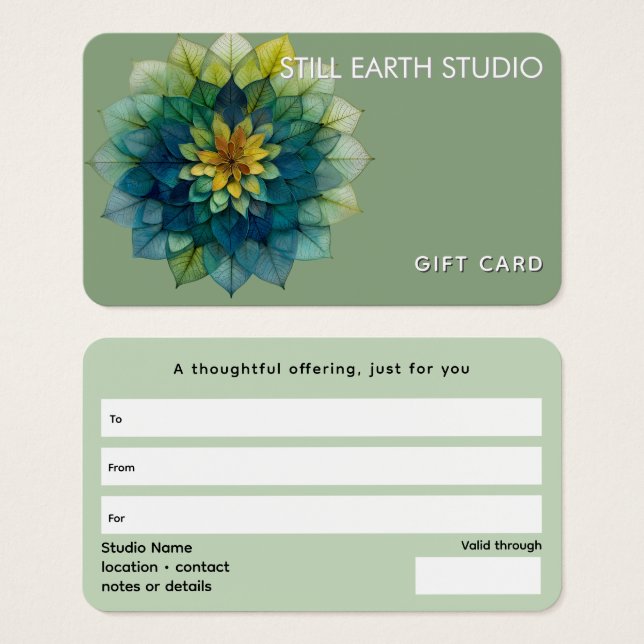 Folhas Vivas | Mandala (Frente & Verso)