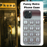 Folheta Retro Funny<br><div class="desc">Faça vintage com seu telefone,  os anos 80 estão ligando com este design nostálgico divertido. Personalize com seu nome,  monograma ou outro texto.</div>