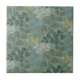 Folhetas florescentes Silhuetas de Gentil Serenida