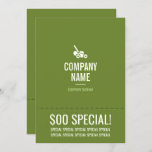 Folheto 5 x 7 de assistência técnica