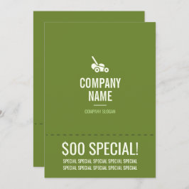 Folheto 5 x 7 de assistência técnica