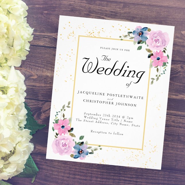 Folheto Azul Cor-de-rosa Azul (Criador carregado)