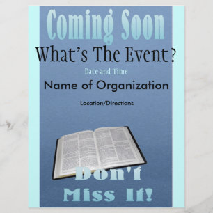 Folheto Azul em Breve