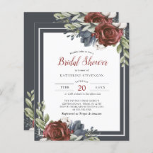 Folheto Azul Floral Escuro Chá de panela Moody Fly