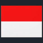 Folheto com bandeira da Indonésia<br><div class="desc">Mostre sua mensagem com orgulho nacional ousado usando este panfleto que chama a atenção com a bandeira da Indonésia. Projetado para versatilidade e impacto, este folheto integra o icônico bicolor vermelho-sobre-branco da bandeira indonésia, seja como um fundo vívido ou como um elemento visual proeminente. Esteja você promovendo um evento, compartilhando...</div>