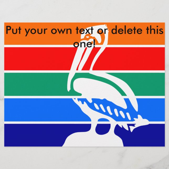 Folheto com bandeira de Rua. Petersburgo (Frente)