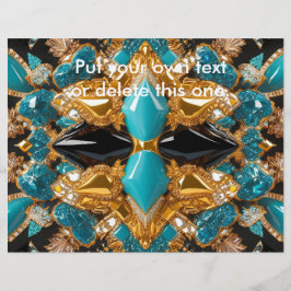 Folheto com Design das Bahamas