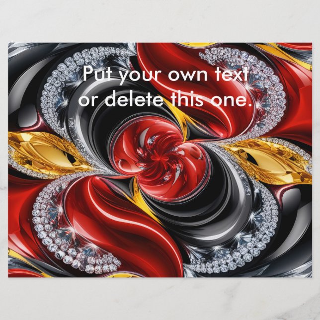 Folheto com Design de cores alemãs (Frente)